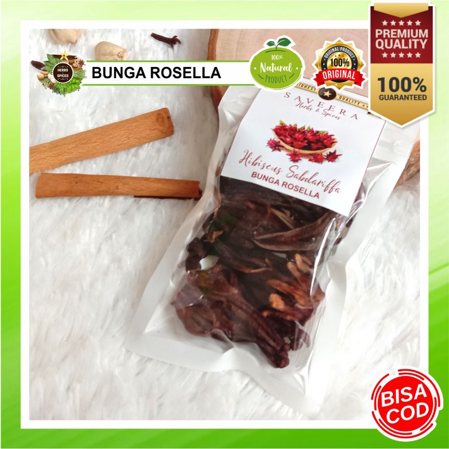 

BUNGA ROSELLA KERING / TEH HERBAL ROSELA MERAH , 100% ASLI ALAMI KUALITAS PREMIUM GRADE A uk. SACHET