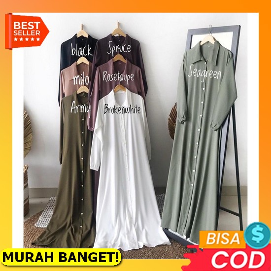Baju Pakaian Busana Muslim Gamis Maxi Dres Kondangan Pesta Wanita Perempuan Cewek Dewasa Remaja Emak
