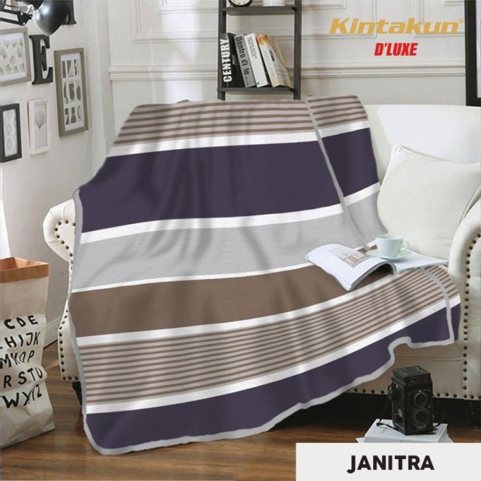 Selimut Dewasa Selimut Flanel / Bulu Kintakun Uk. 160x200 - Janitra(Y8L1) BEST SELLER Selimut Tebal 