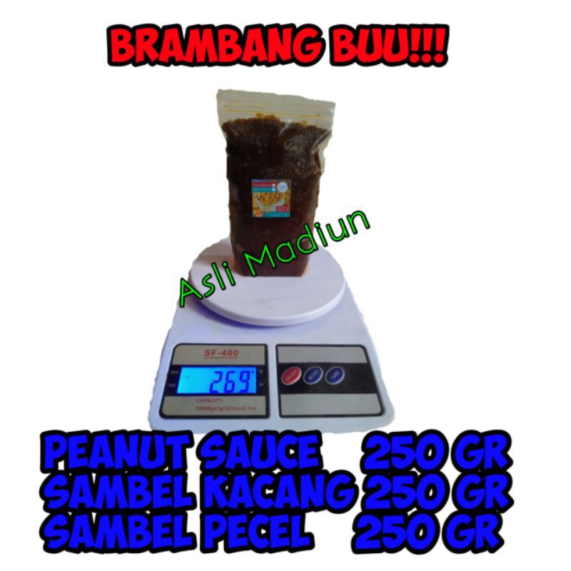 

Peanut Sauce Sambel Pecel Khas Madiun 250gr