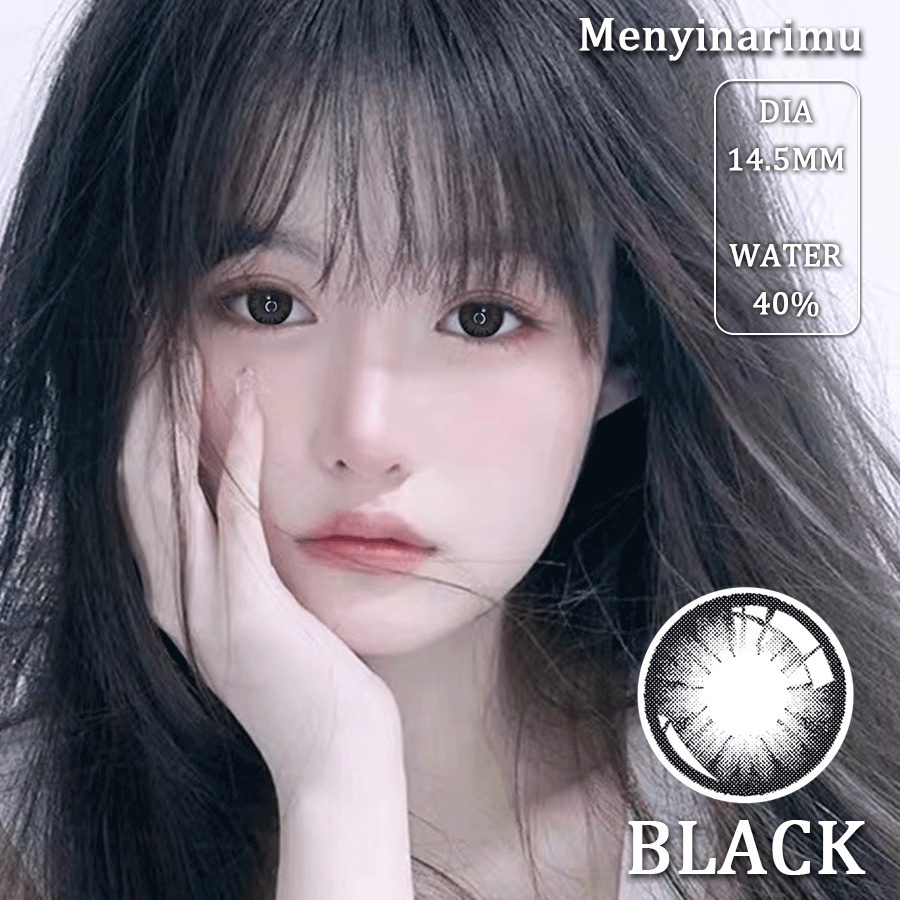 (COD)Menyinarimu Softlens Minus(-1~-6) Black Brown Softlens Lensa Mata Penuh Gaya Dan Cantik Softlens Brown Warna Lensa Kontak Soflen14.5 Mm 2022 New Dubai Import Premium Big Eye Exoticon Softlen