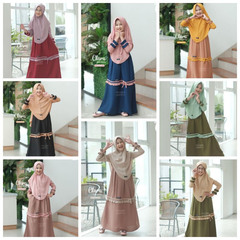 Clara Kids Gamis Set Anak by Dienna
