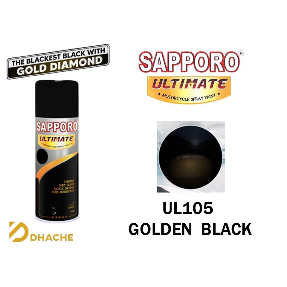 Sapporo Ultimate UL105 Golden Black Cat Sapporo Spray 400 ml