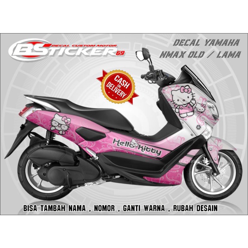 DECAL STIKER nmax lama stiker nmax hello kitty