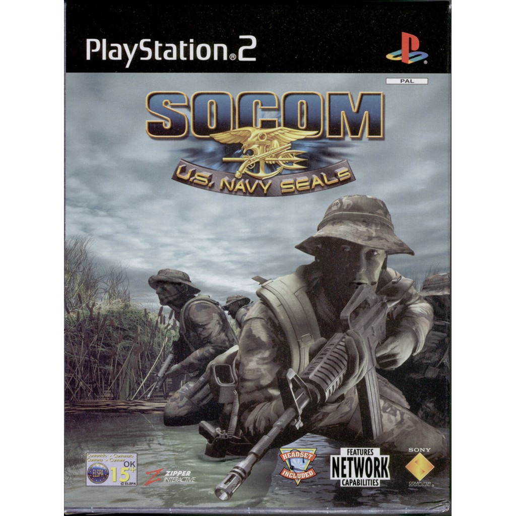 DVD Kaset Game PS2 SOCOM U.S. Navy SEAL