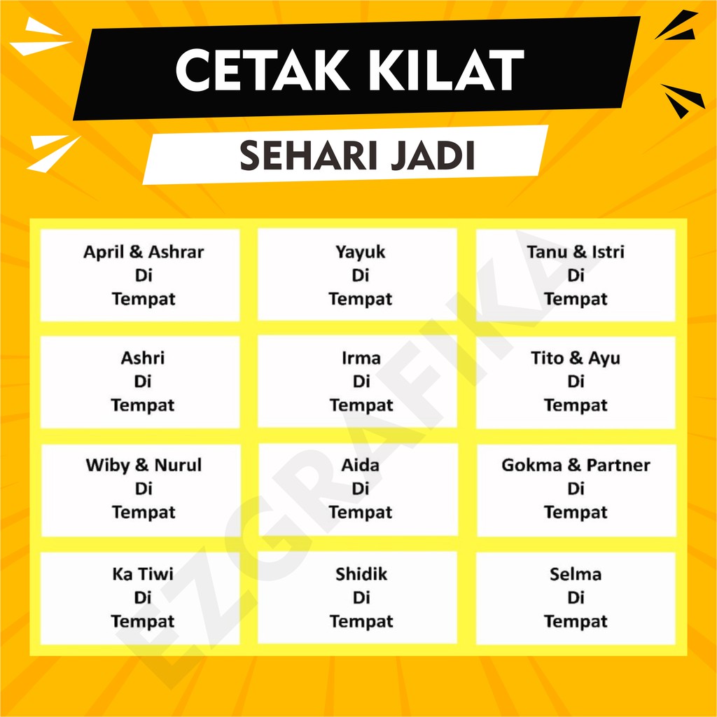 Cetak Label Undangan Cetak Nama Undangan Print Label Undangan 103