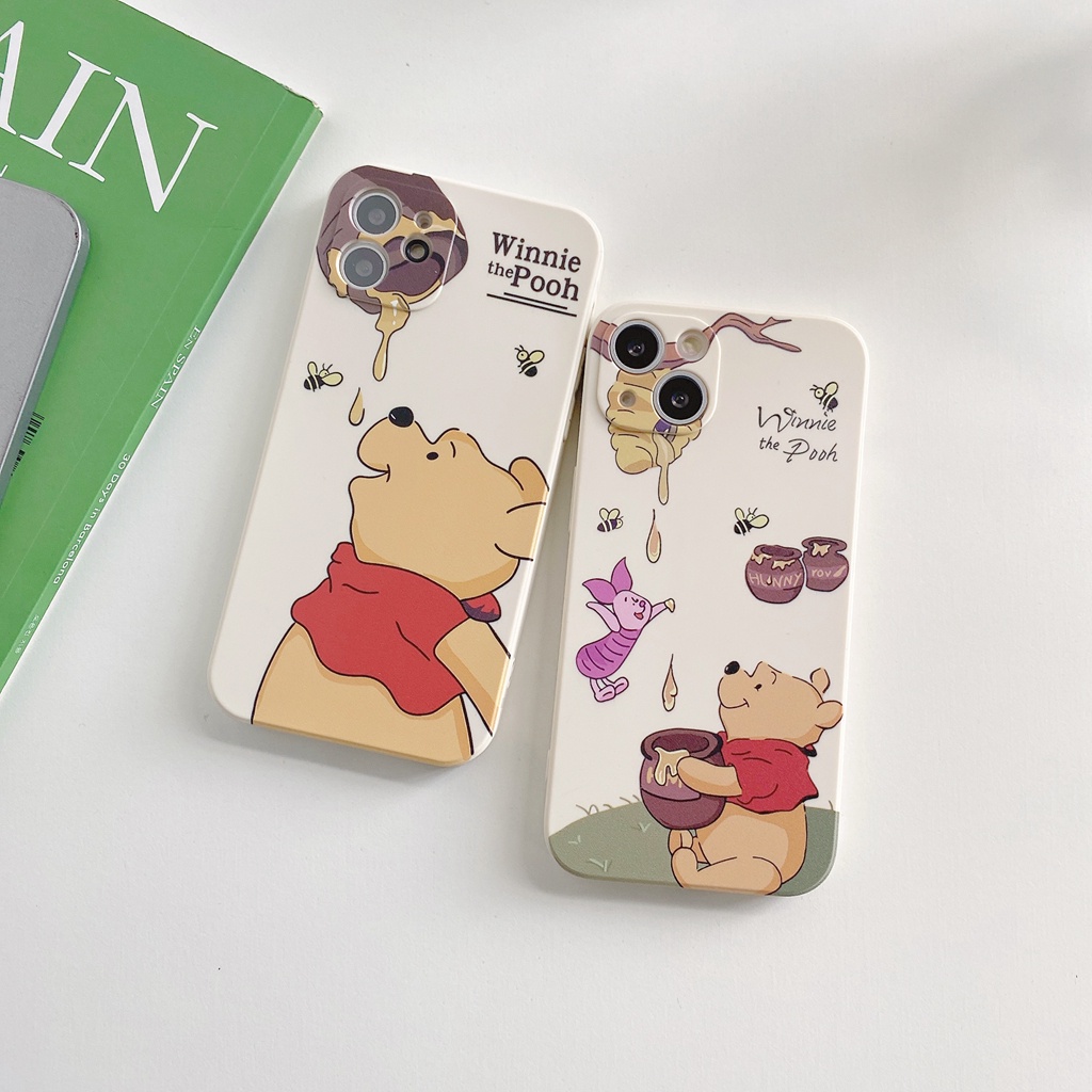 Soft Case Motif Beruang Pooh Untuk Iphone 13 12 11 Pro Max X Xs Max Xr 7 8 Plus Se2020