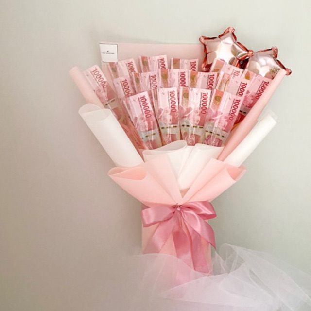 Money Bouquet / Bouquet Uang Asli [Pecahan 100k]
