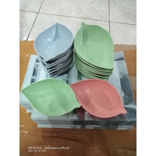Souvenir Mangkok Daun IMPORT - Souvenir Pernikahan Mangkok Kemasan Mika Lembaran