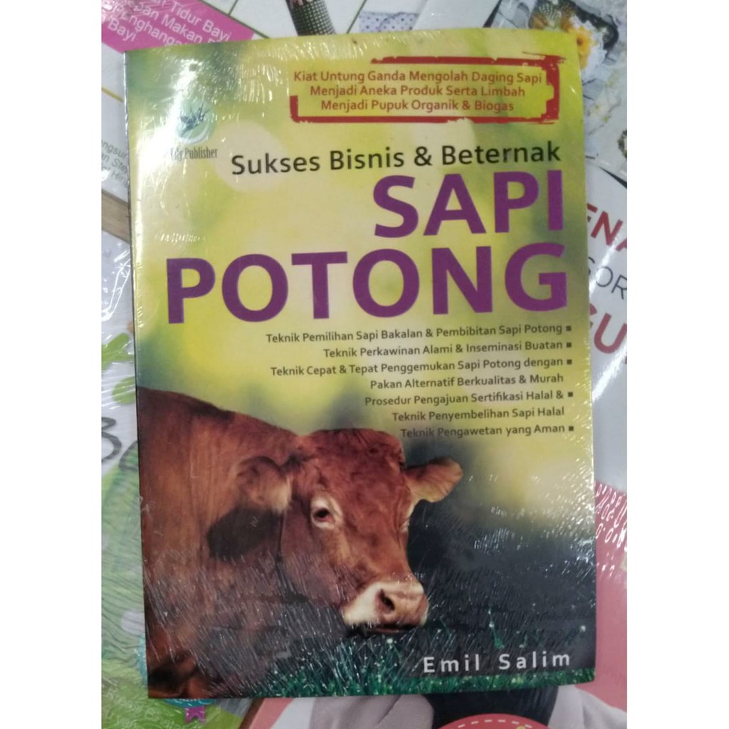 Buku Original Sukses Bisnis & Beternak Sapi Potong - Emil Salim - Penerbit Andi