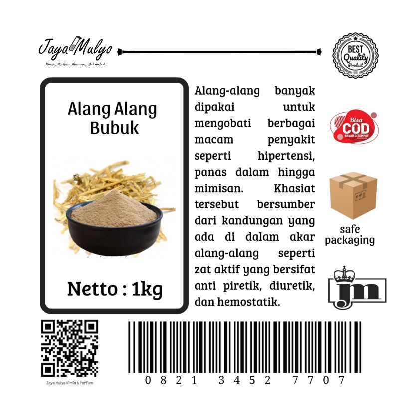 

Alang Alang Bubuk (1kg)