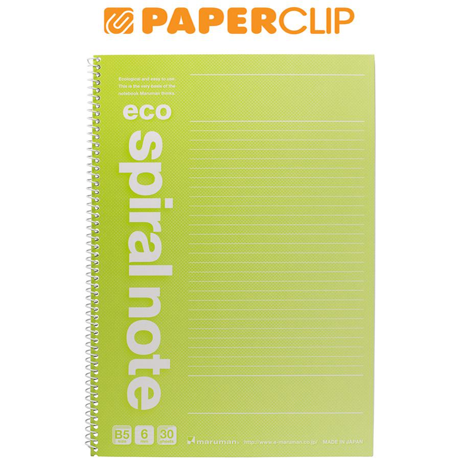 

NOTEBOOK B5 MARUMAN N901-03 SPIRAL GREEN