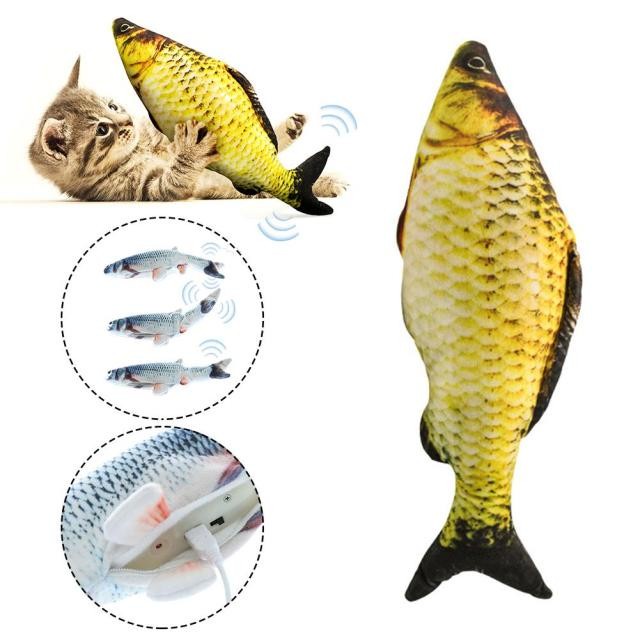 Mainan Electric Jumping Fish Ikan Gerak Gerak ikan tiktok