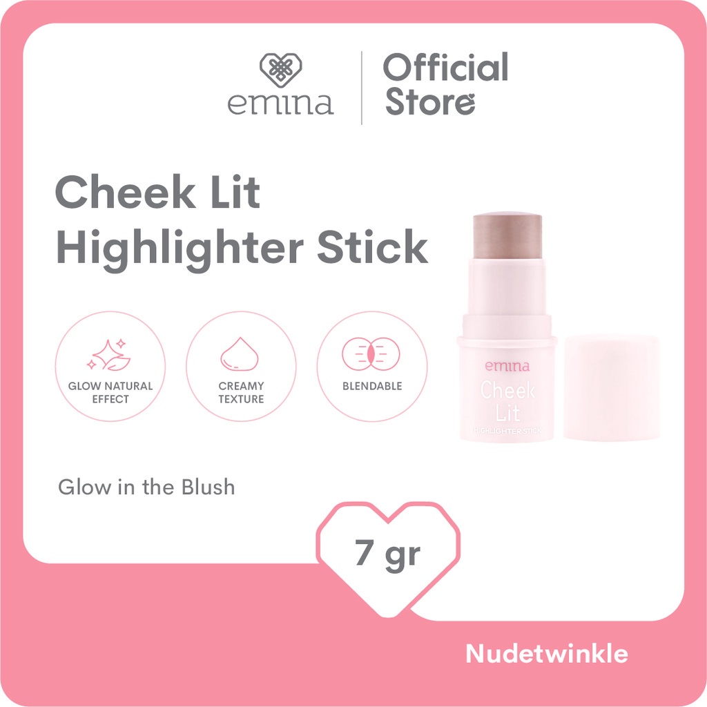 (NEW) Emina Cheeklit Highlighter stick / Emina Cheeklit Highliter Powder