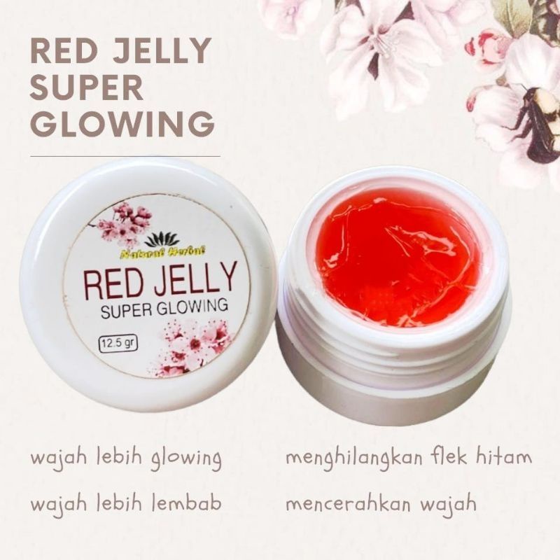 Red Jelly Super Glowing Kemasan Besar 12 Gram
