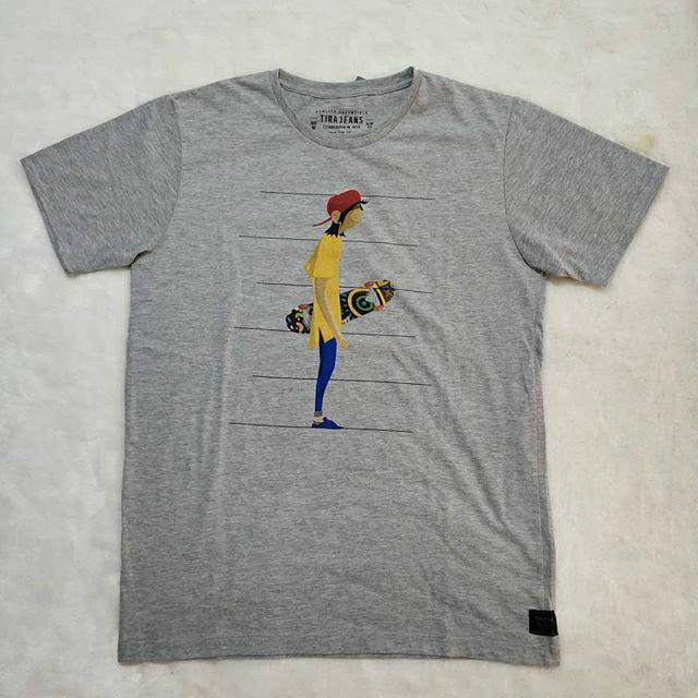 Tirajeans T-shirt skate grey