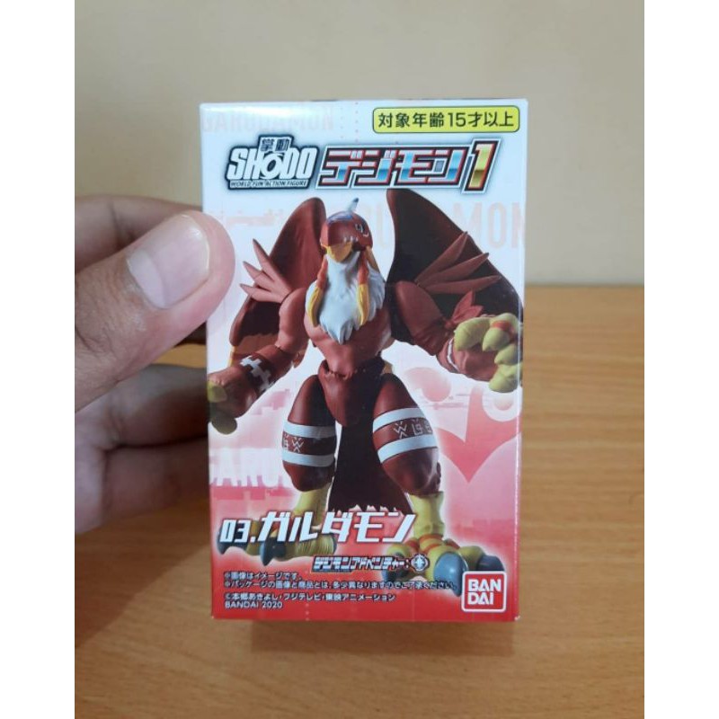 Mainan Digimon Garudamon Adventure Shodo Vol.1 Ori Bandai
