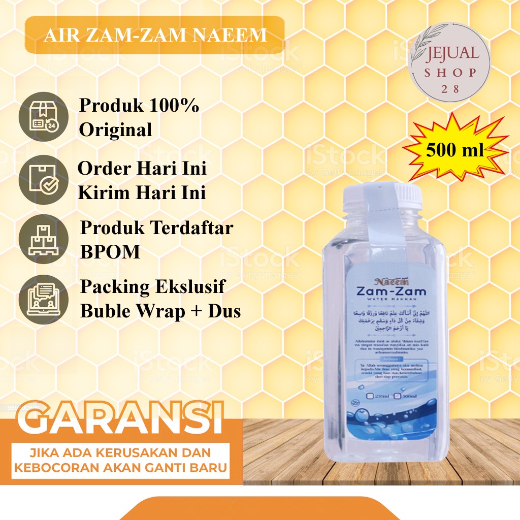 

Air Zam-Zam NAEEM 500ml ZamZam ASLI BERKUALITAS 100 % Original