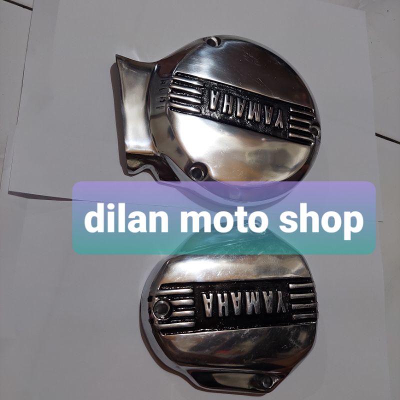 Cover tutup bak kopling dan magnet yamaha timbul rx king lama ckd crum