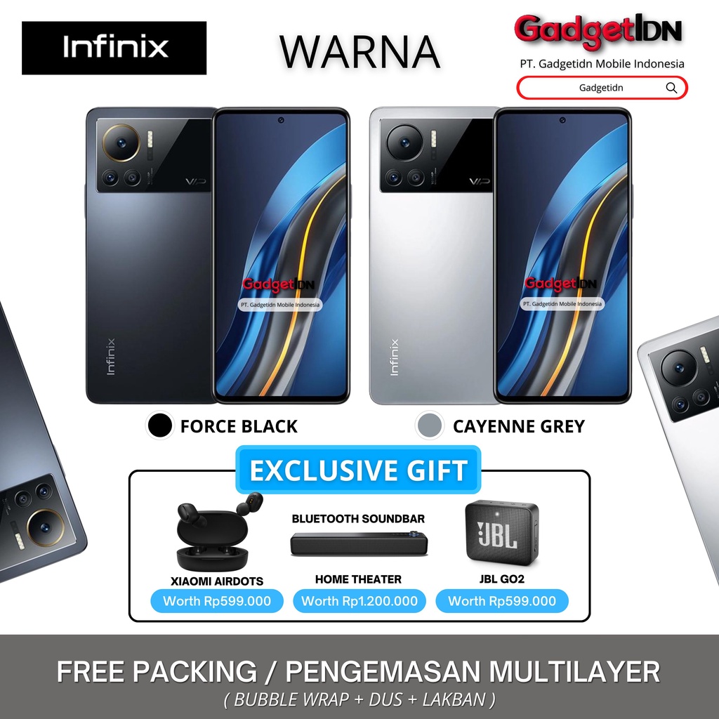 INFINIX NOTE 12 VIP 8/256GB (+5GB EXTENDED RAM) GARANSI RESMI