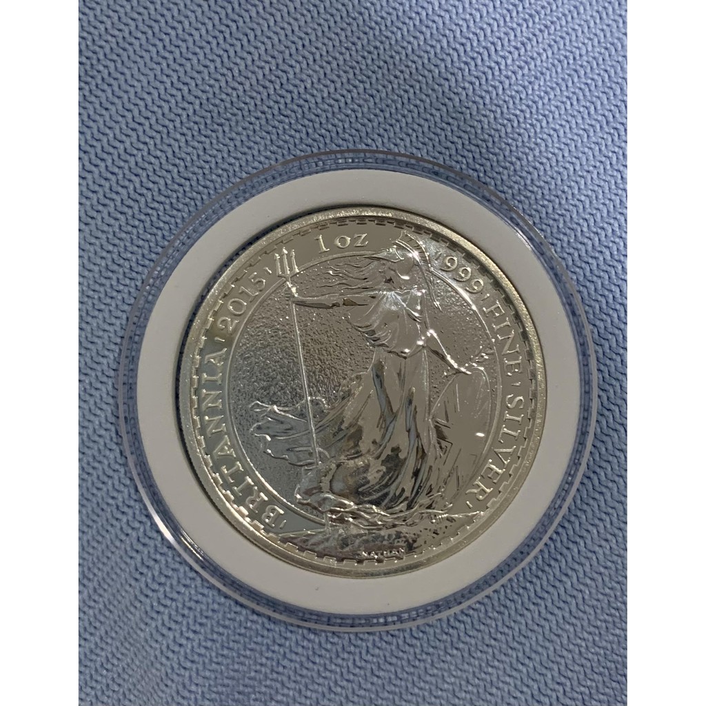 Koin Perak 1 Oz Britannia Silver 2015