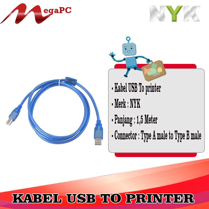 Kabel Printer 1,5 meter