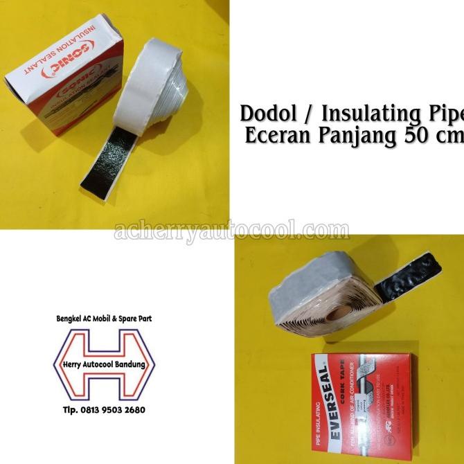 

~^~^~^] Dodol Laberseal Lem Isolasi AC Mobil Ruangan Kulkas Eceran 50cm Dunlop