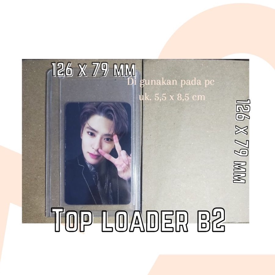 TOPLOADER PHOTOCARD UK. 12,5 X 8 CM B2