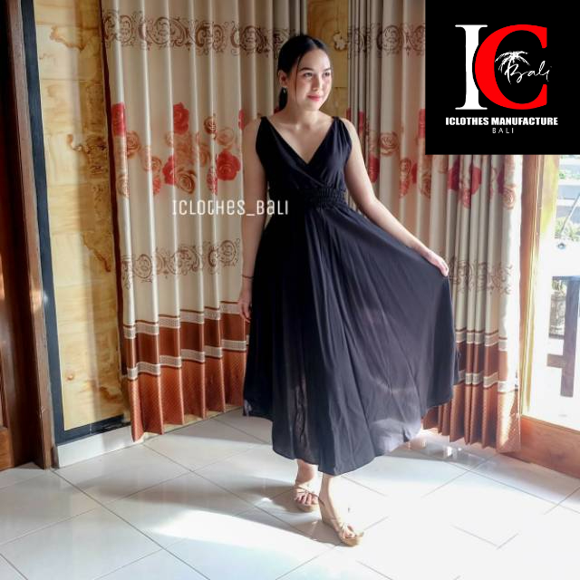 DRESS TALI MOTIF POLOS MT015/DASTER BALI/LONG DRESS/DRESS MOZA BALI/GROSIR BALI/GROSIR DRESS/DRESS BAL