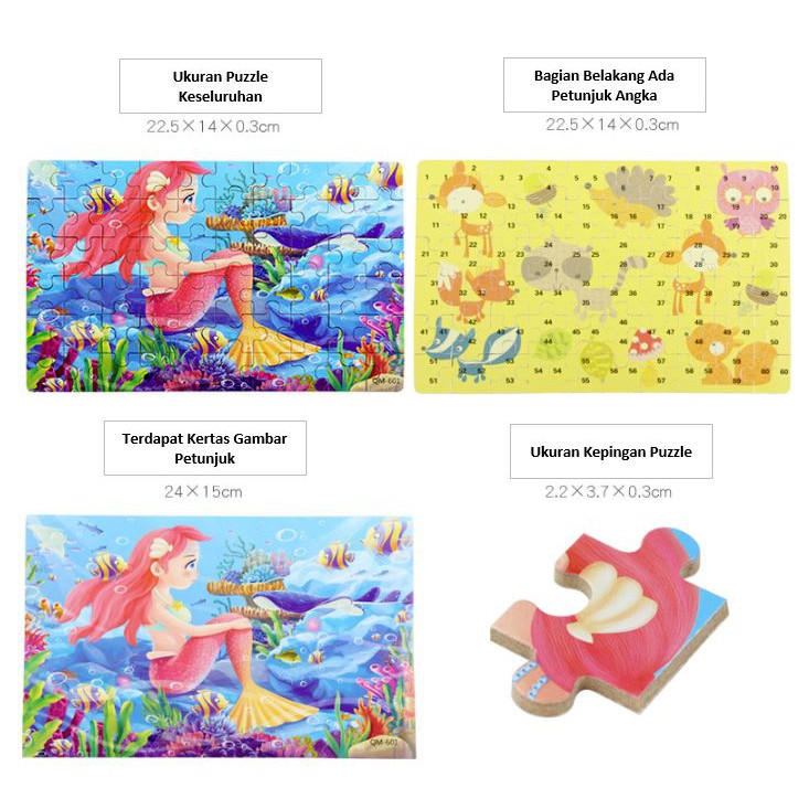 TweedyToys - Jigsaw Puzzle Kaleng 60 Pcs / Puzzle 60 Keping Baru