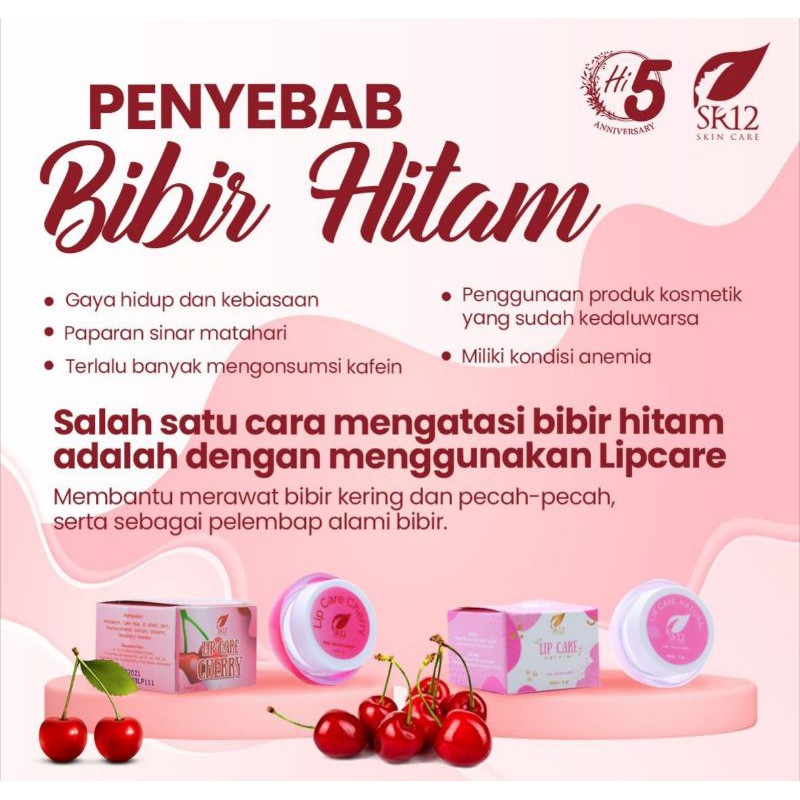 Lip Care SR12 - Lipcare SR12 Cherry - Pelembab Bibir