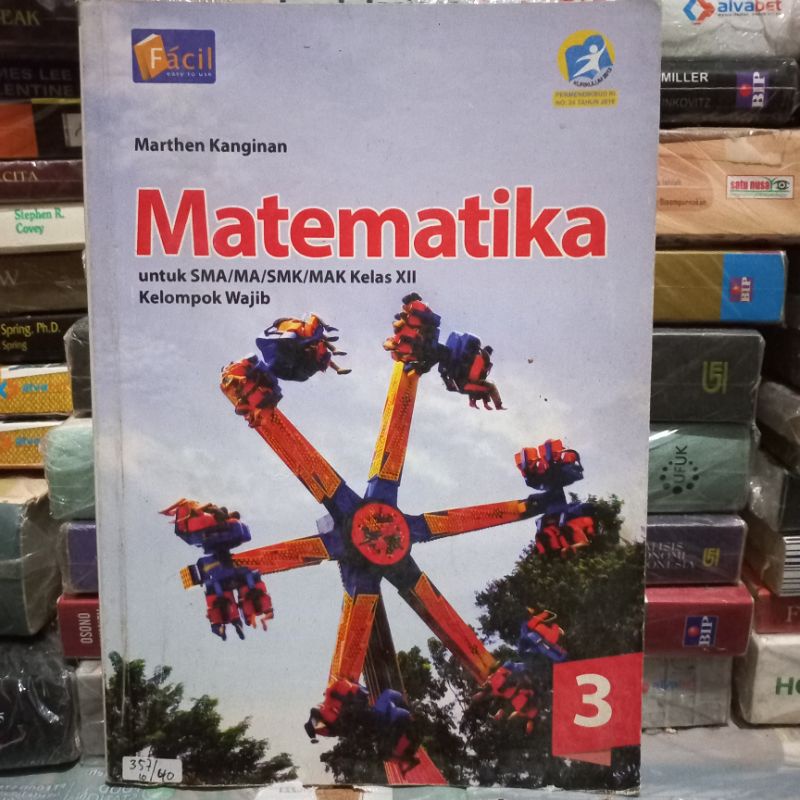 BUKU BEKAS MATEMATIKA SMA KELAS 1 2 3 FACIL