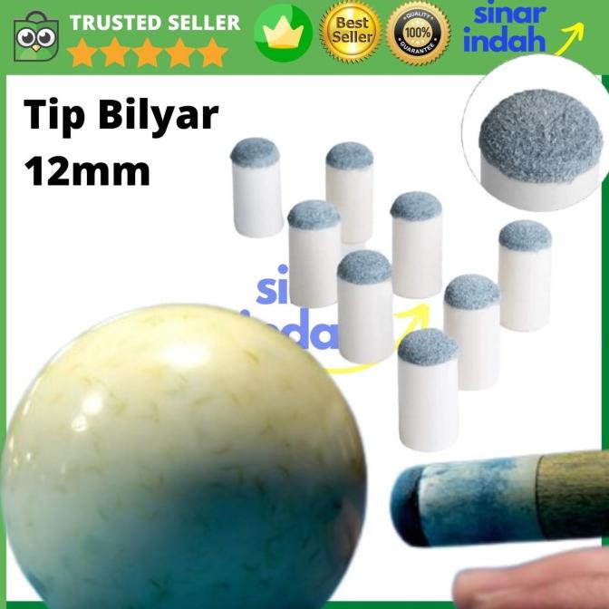 Slip On Tip & Ferrule Selongsong Stik Biliar Billiard Cue Stick Bilyar