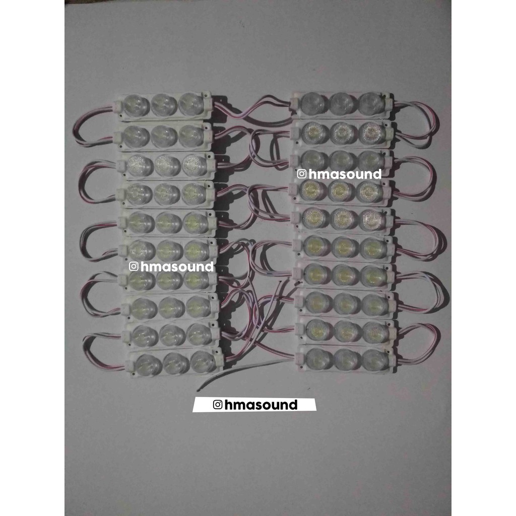 Lampu LED Tiga 3 Mata 12 Volt DC 3 watt