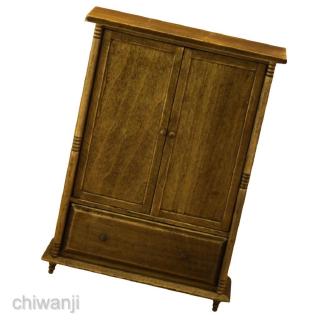 Mainan Miniatur Lemari Kayu Vintage Skala 1 12 untuk Mainan Miniatur Lemari Kayu Vintage Skala 1 12 untuk