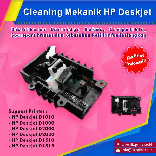 Cleaning Mekanik HP Deskjet D1010 D1000 D2000 D2020 D1510 D1515