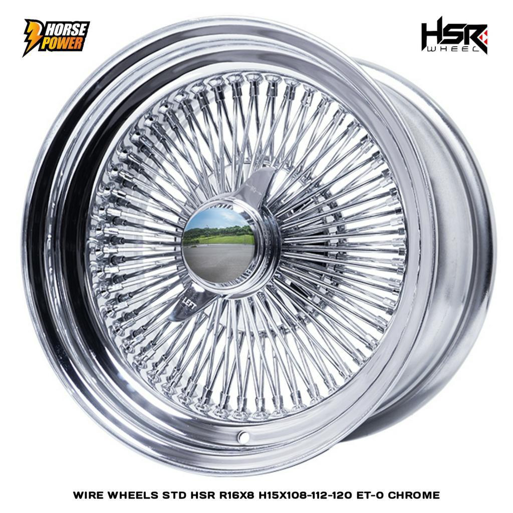 R16 VELG MOBIL RACING - HSR WIRE WHEELS STD - RING 16 HSR WHEEL - TRIPLE PCD