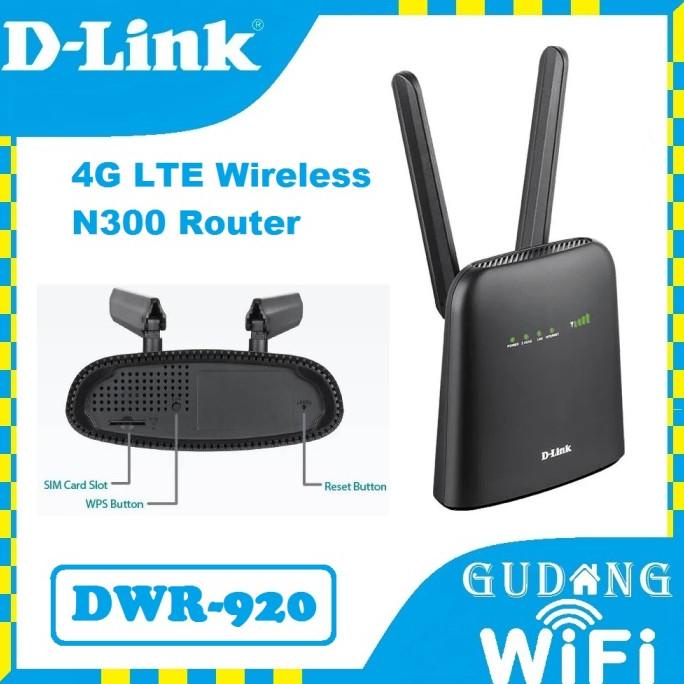 D-Link DWR-920 Wireless N300 4G LTE Router