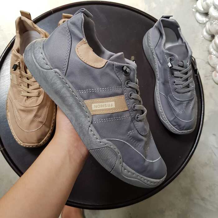 Sepatu Sneakers Pria 01102990 Spring Breathable Thin Canvas Shoes