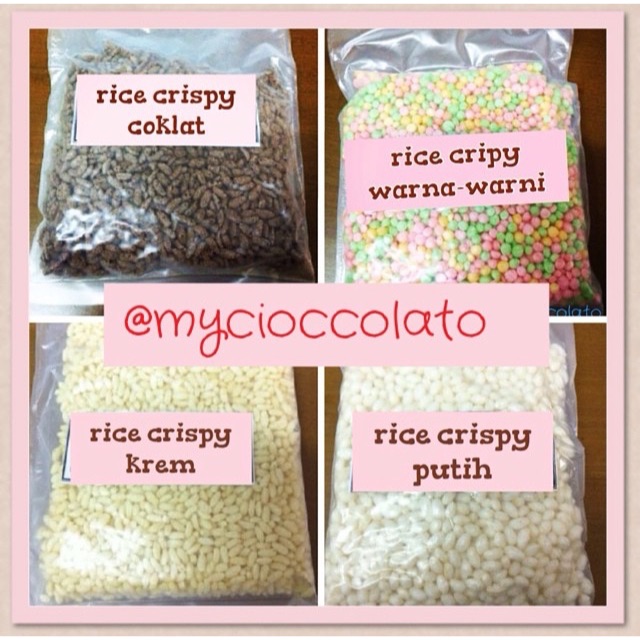 

rice crispy sereal beras kriuk kualitas Super Good Quality berbeda dgn yg murah