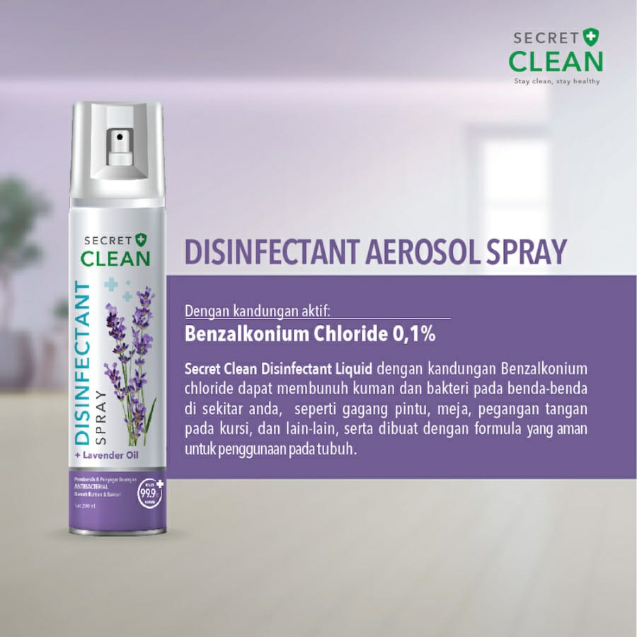 Secret Clean Disinfectant 200ml