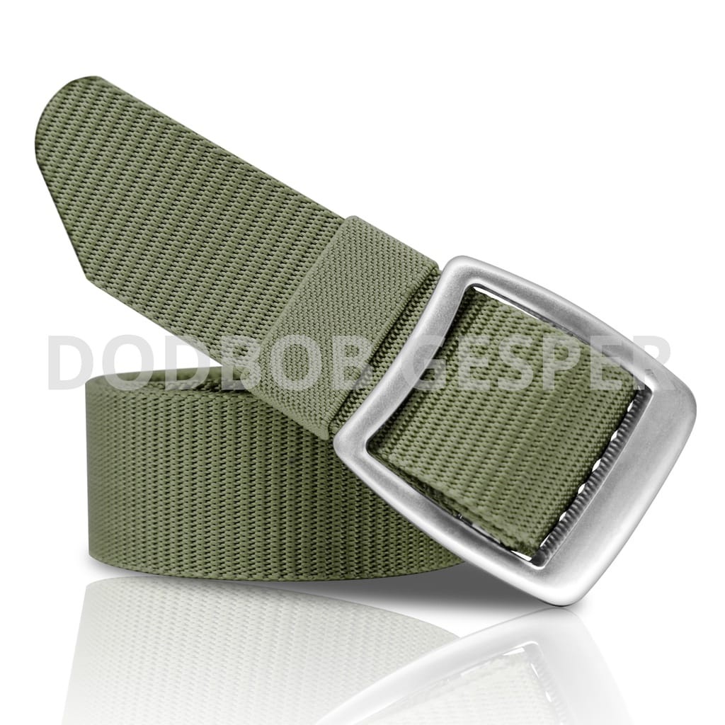 IKAT PINGGANG PRIA TALI NYLON CANVAS SABUK PRIA GESPER PRIA SABUK MEN BELT KEPALA BABET ALLOY AKSESORIS FASHION