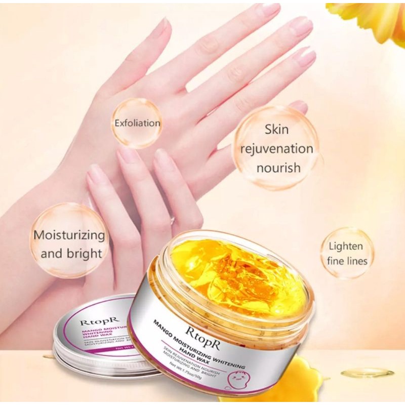 RTOPR MANGO MOSITURIZING WHITENING HAND WAX 50g