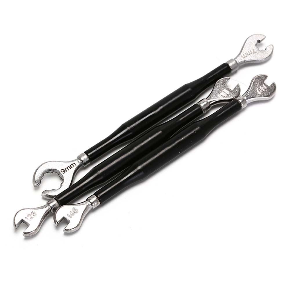 Lanfy Kunci Inggris Jari Sepeda Portable Rustless Wheel Spokes 11G 12G Steel Bicycle Spanner