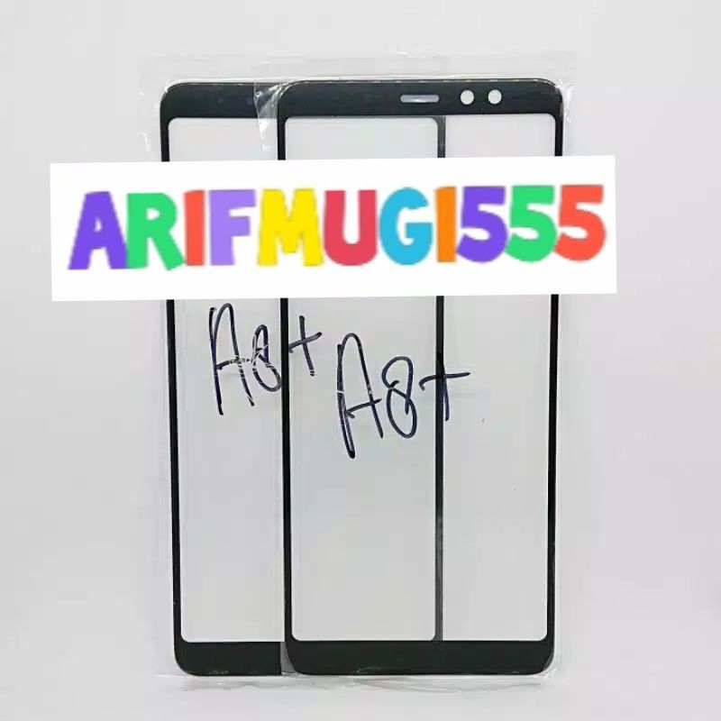 KACA LCD KACA DEPAN KACA LAYAR SAMSUNG A8+ A8 PLUS