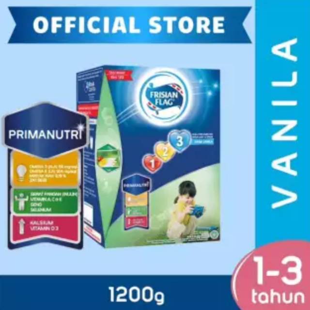 FRISIAN FLAG PRIMAGRO 123 Vanila / Madu Box - 1200gr