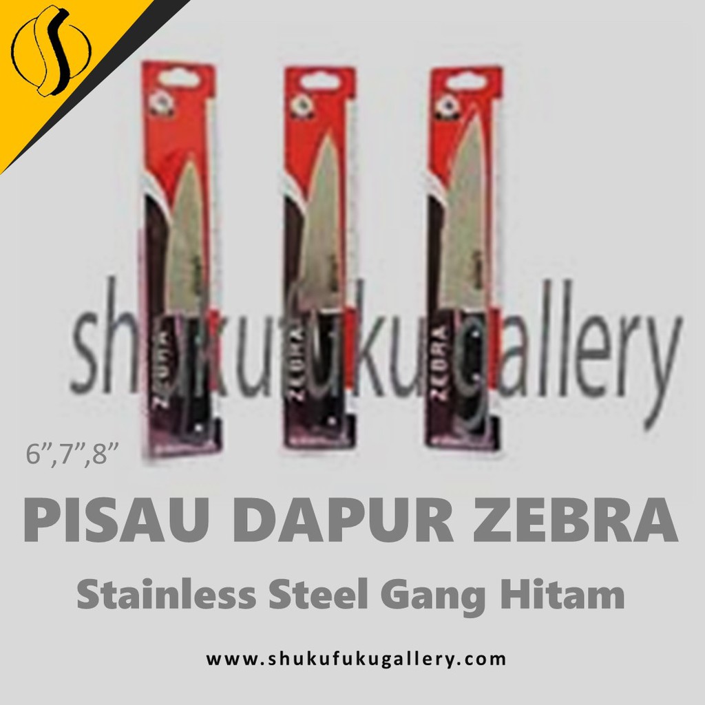 PISAU CHEF KNIFE ZEBRA