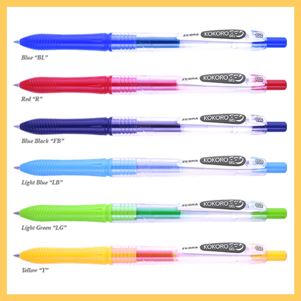 

PULPEN KOKORO-0.5mm (COLOUR)