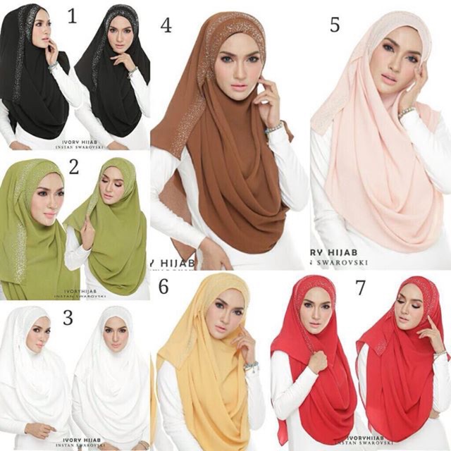 Instan Swarovski by Ivory Hijab