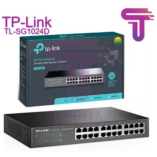 TP-LINK TL SG1024D 24-Port Gigabit Desktop | Rackmount Switch